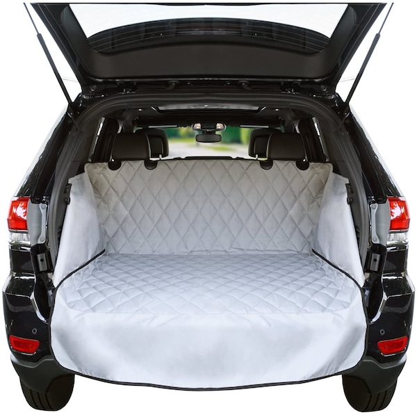 Jumbl Waterproof Pet Cargo Liner for SUV's and Cars with Side Walls Protectors, Universal Fit JUMCLGRY - main